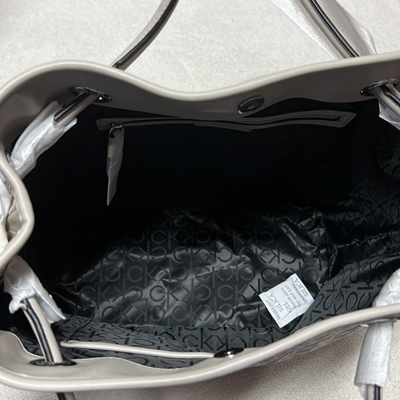 Calvin Klein Gabrianna Monogram North/South Tote - Picture 9 of 9